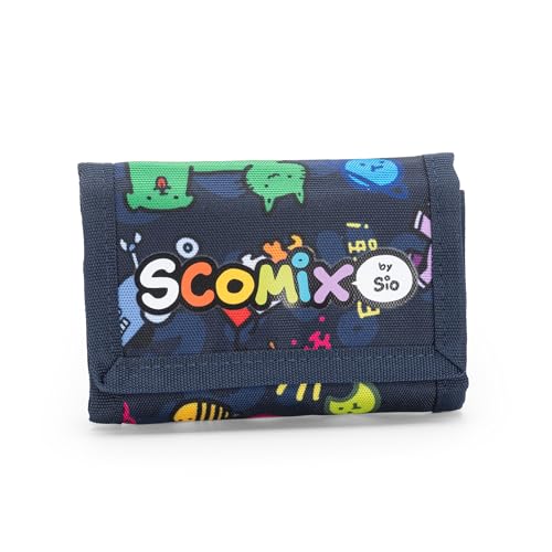 Comix Uni Kinder Scomix by Sio-Portafoglio Reisezubehör-Brieftasche, blau von COMIX