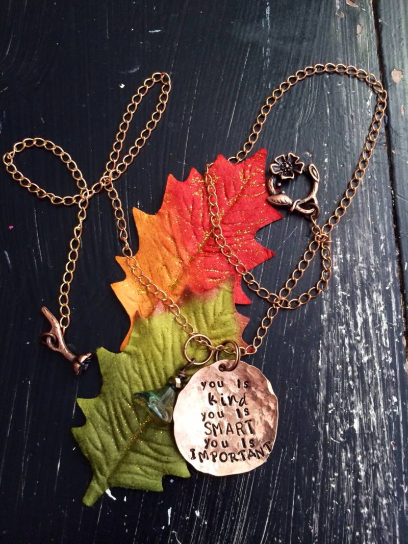 Du Bist Freundlich, Du Schlau, Wichtig ~ Kupfer Penny Halskette Benutzerdefinierte Zitat Schmuck von CENTiment