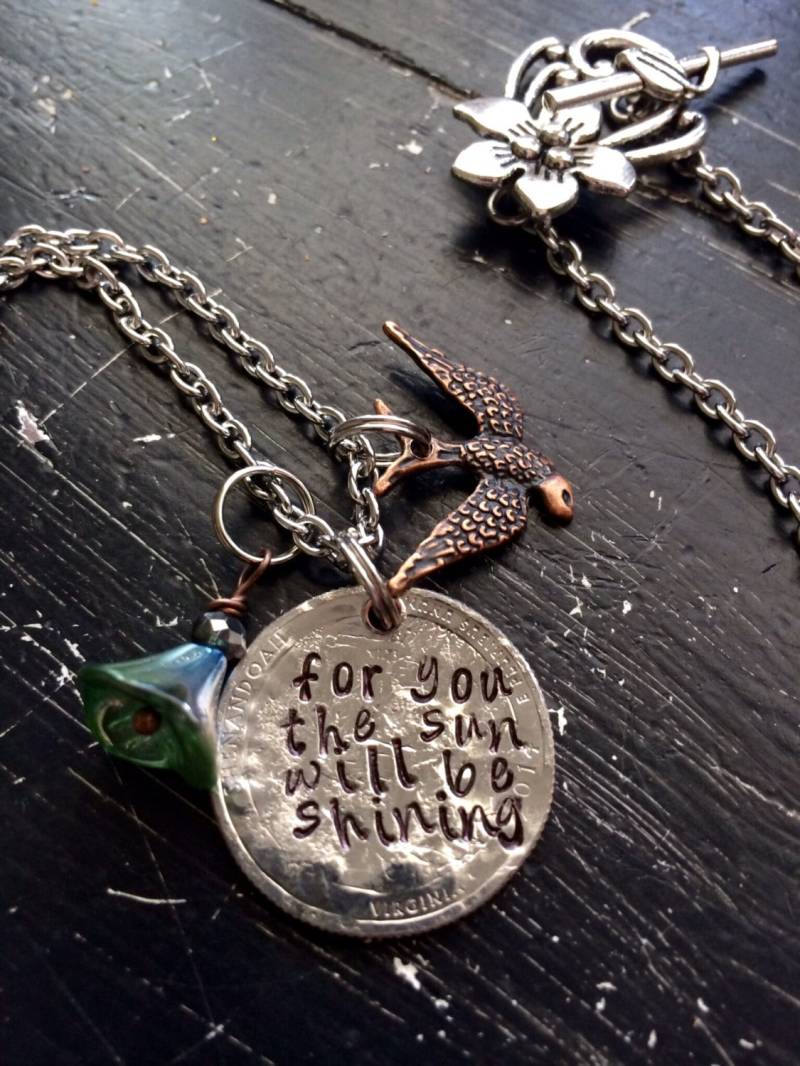 Für Dich Scheint Die Sonne Stevie Nicks ~ Halskette Oder Armband Songbird Metall Gestanzt von CENTiment