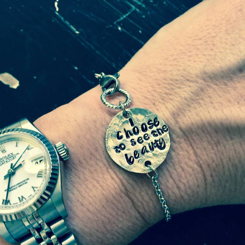 Ich Wählen, Um Die Schönheit Zu Sehen ~ Kupfer Und Edelstahl Halskette Oder Armband Dolores Ich Wählen, Um Die Schönheit Zu Sehen ~ Kupfer Und Edelstahl Halskette Oder Armband Dolores von CENTiment