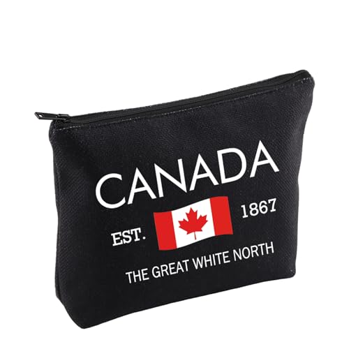 CENWA Canada Gift Canada The Great White North Kulturbeutel Make-up-Tasche Kanada Souvenir für Frauen, KANADA B von CENWA