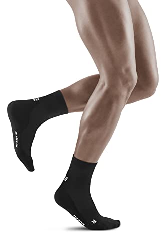 CEP - CLASSIC ALL COMPRESSION SOCKS MID CUT für Herren | Kompressionsstrümpfe im klassischem Look | Sportsocken Herren mit Kompression | Kompressionssocken Herren in schwarz | Größe L | IV von CEP