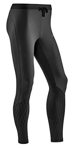 CEP Cold Weather Tights Herren | Atmungsaktive Trainingshose für Herren in schwarz mit Reflektor Panels | Größe XXL von CEP