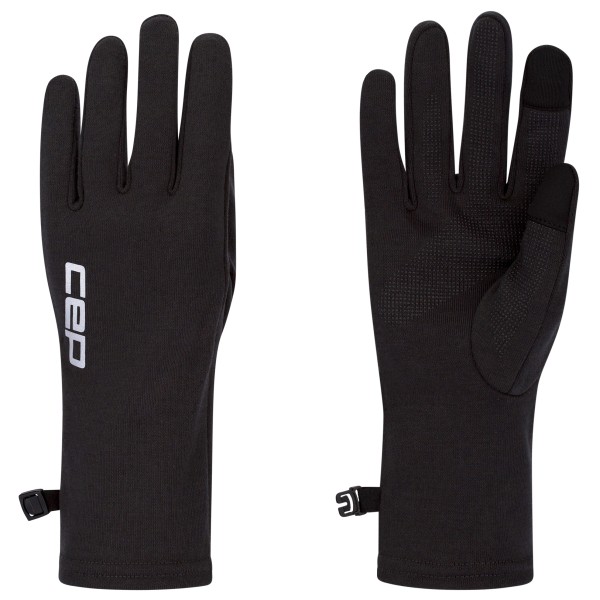 CEP - Core Run Merino Gloves - Handschuhe Gr M schwarz von CEP