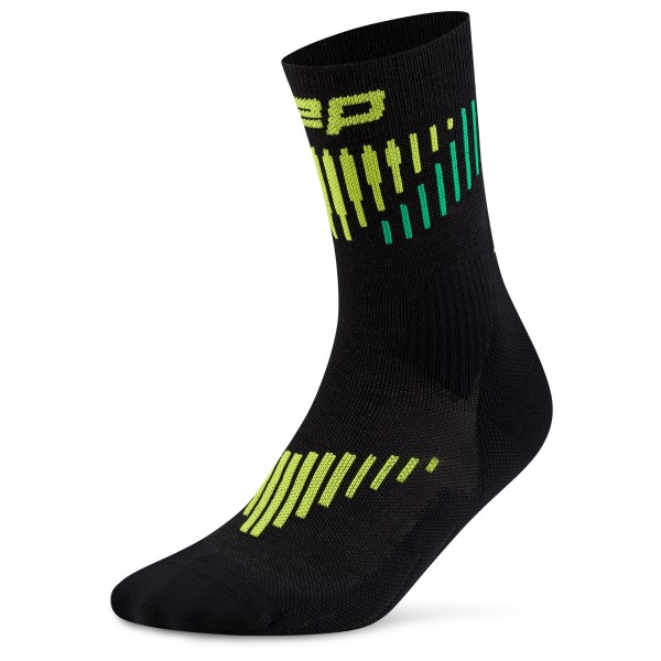 CEP - Core Run Merino Mid Cut 3.0 - Kompressionssocken Gr III schwarz von CEP