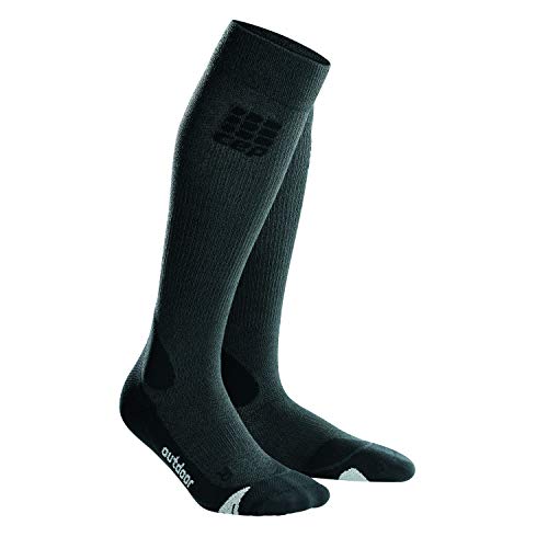 CEP Damen Pro+ Outdoor Merino Chaussettes Socken, Grau (Grey/Black), II von CEP