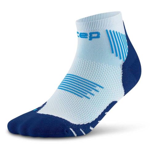 CEP - Kurze Laufsocken mit Kompression für Herren, Core 5.0 Low Cut, Größe V/XL / 45-48+, ice/blau CEP - Kurze Laufsocken mit Kompression für Herren, Core 5.0 Low Cut, Größe V/XL / 45-48+, ice/blau von CEP
