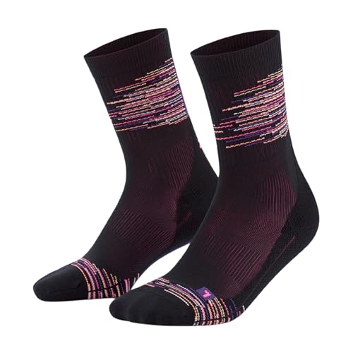 CEP - Laufsocken mit Kompression für Damen Olympia Paris Mid Cut Socks, Sportsocken, Größe IV/L / 43-46, schwarz/lila von CEP