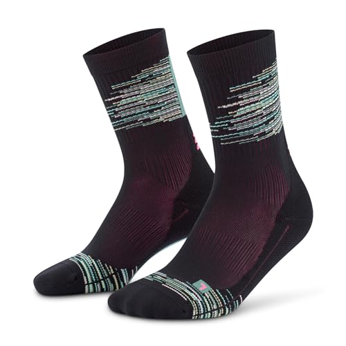 CEP - Laufsocken mit Kompression für Herren Olympia Paris Mid Cut Socks, Sportsocken, Größe IV/L / 42-45, schwarz/grün von CEP