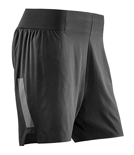 CEP M Run Loose Fit Shorts Schwarz - Reflektierende lässige Herren Laufshorts, Größe S - Farbe Black von CEP
