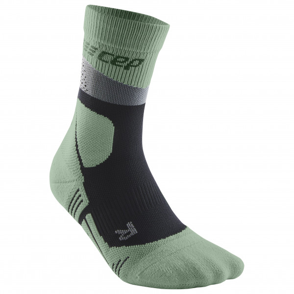 CEP - Max Cushion Socks Hiking Mid Cut - Wandersocken Gr III;IV;V bunt;schwarz/grau von CEP