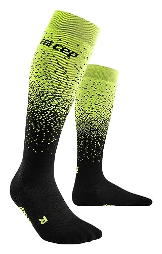 CEP Herren Ski-Socken SNOWFALL SOCKS SKIING TALL schwarz/grün (702), 3 von CEP
