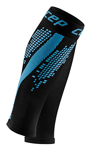 CEP – NIGHTTECH Calf Sleeves Redesign für Damen | Bunt reflektierende Beinstulpen in blau | Größe IV von CEP