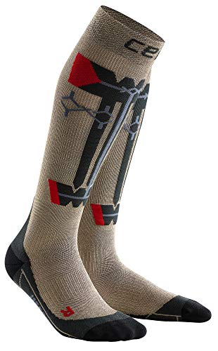 CEP Obstacle Run Socks für Damen | Mit Kompression für Erfolg beim Hindernislauf | grau | Größe II von CEP