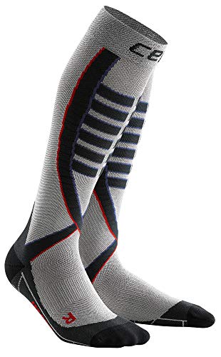 CEP Obstacle Run Socks für Damen | Mit Kompression für Erfolg beim Hindernislauf | hellgrau | Größe III von CEP