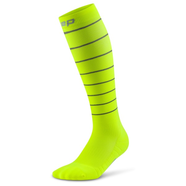 CEP - Pro Run Reflective Tall 2.0 - Kompressionssocken Gr IV grün von CEP