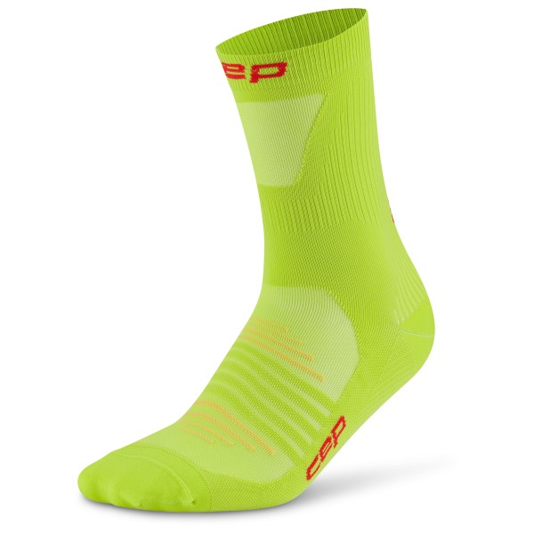 CEP - Pro Run Ultralight Socks Mid Cut - Laufsocken Gr IV grün von CEP