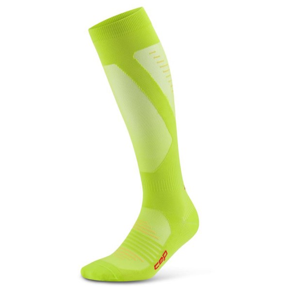 CEP - Pro Run Ultralight Socks Tall - Kompressionssocken Gr V grün von CEP