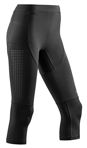 CEP – RUN COMPRESSION 3/4 TIGHTS 3.0 für Damen | Wadenlange Laufhose mit gezielter Kompression in schwarz | Größe I von CEP