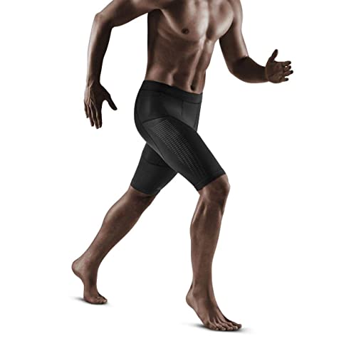 CEP – Run Compression Shorts 3.0 für Herren | Kurze Laufhose mit Kompression für mehr Stabilität in schwarz | Größe VI von CEP