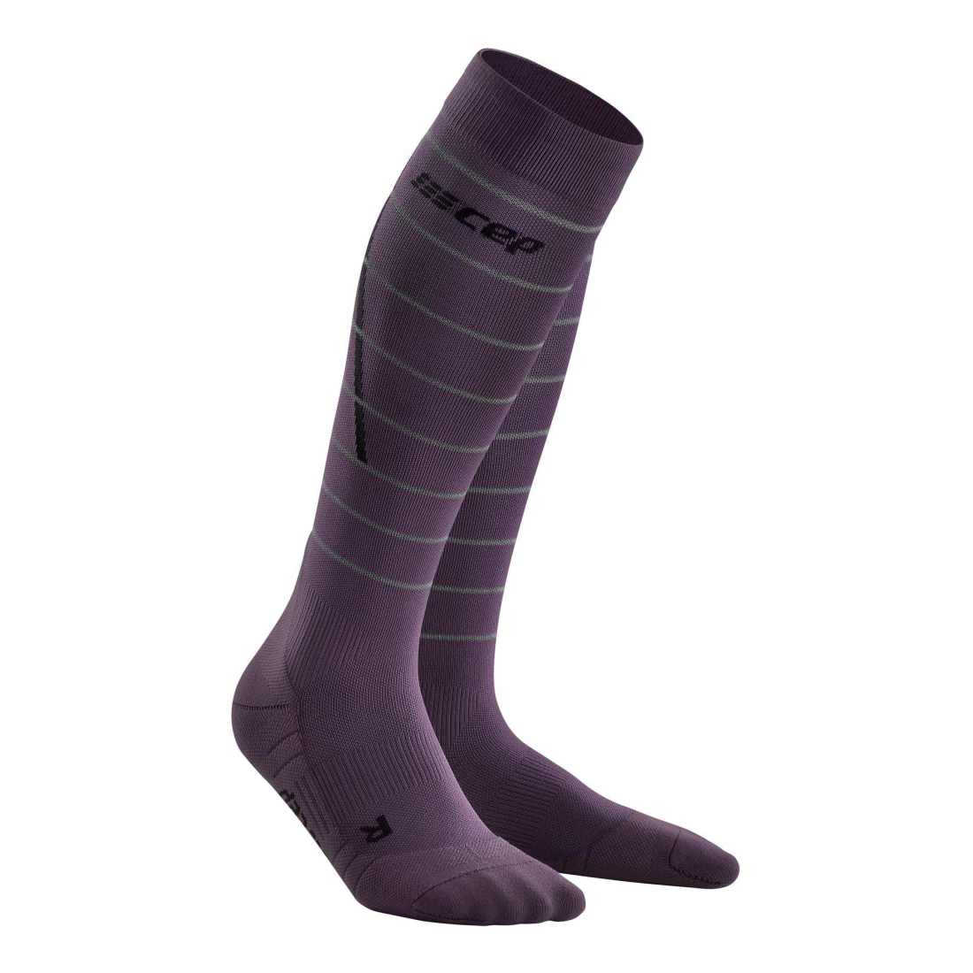 CEP Reflective Compression Socks Damen purple Gr. Gr. 4 von CEP