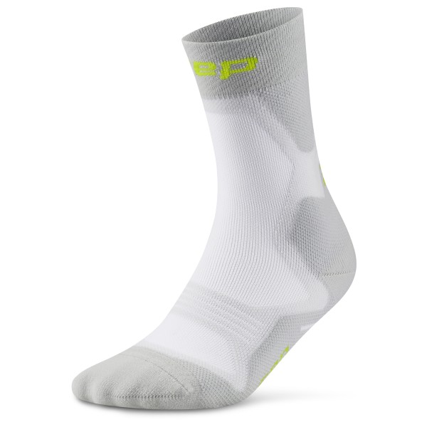 CEP - Run Cushion Mid Cut - Laufsocken Gr L grau von CEP