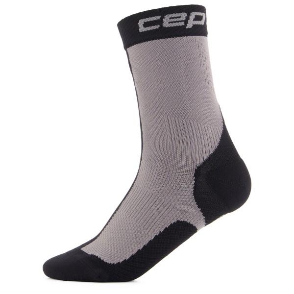 CEP - Run Edition Half&Half Mid Cut 5.0 - Laufsocken Gr III grau von CEP