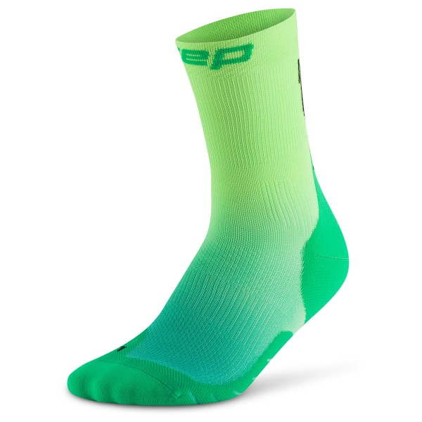 CEP - Run Edition Half&Half Mid Cut 5.0 - Laufsocken Gr IV grün von CEP