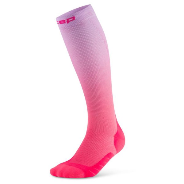 CEP - Run Edt. Gradient Socks Tall 5.0 - Kompressionssocken Gr III rosa von CEP
