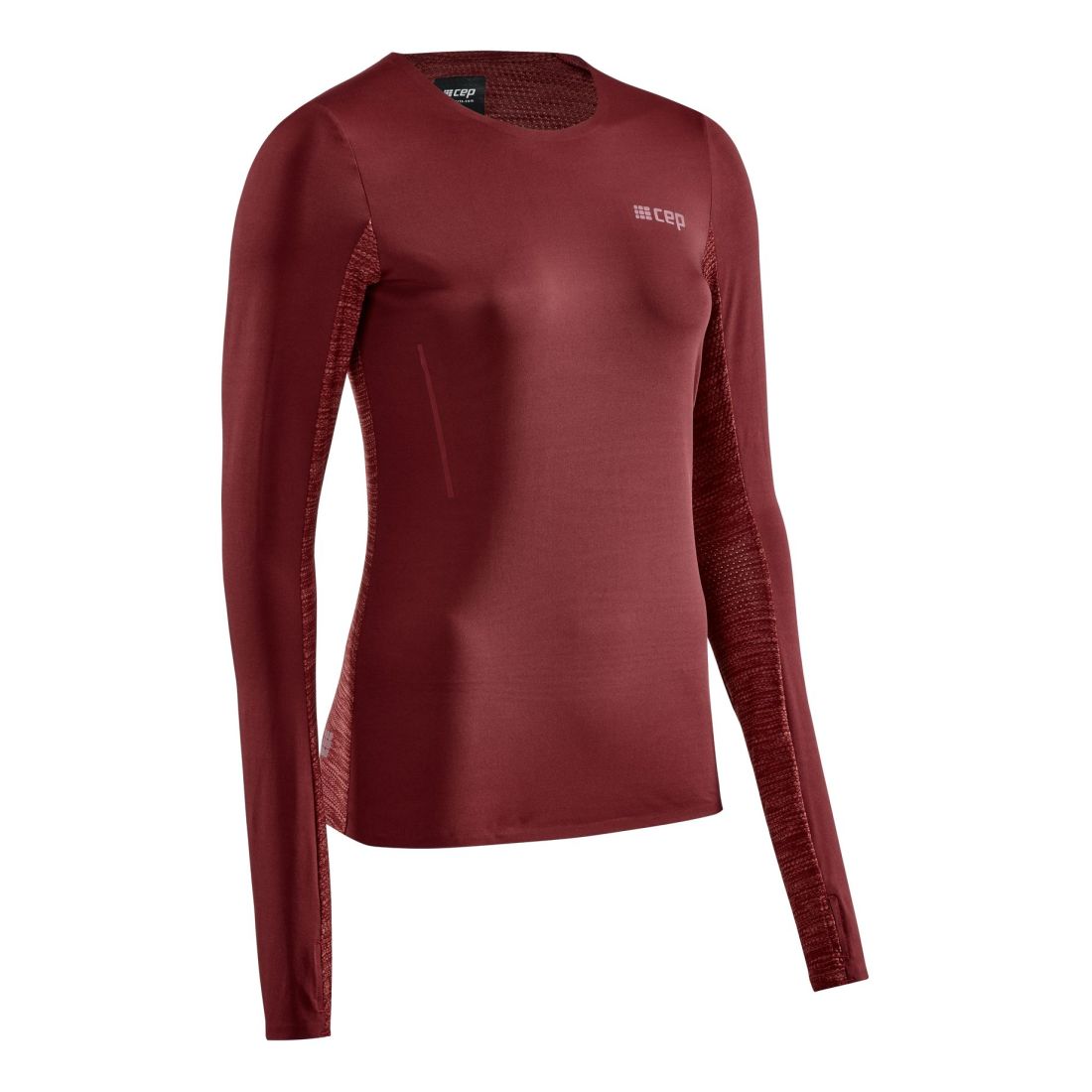 CEP Run Shirt Long Sleeve Damen Laufshirt red Gr. L von CEP