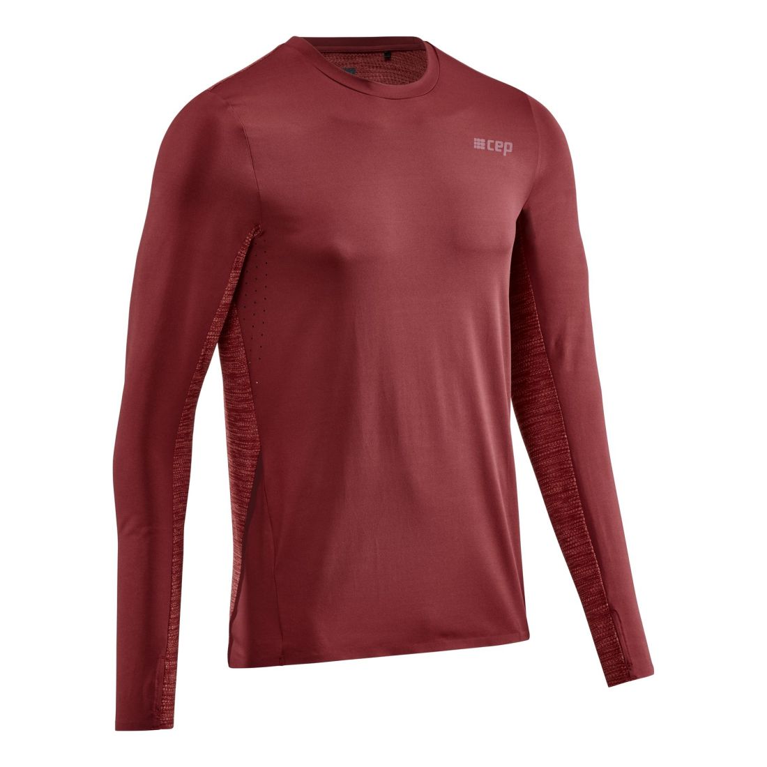 CEP Run Shirt Long Sleeve Herren Laufshirt red Gr. L von CEP