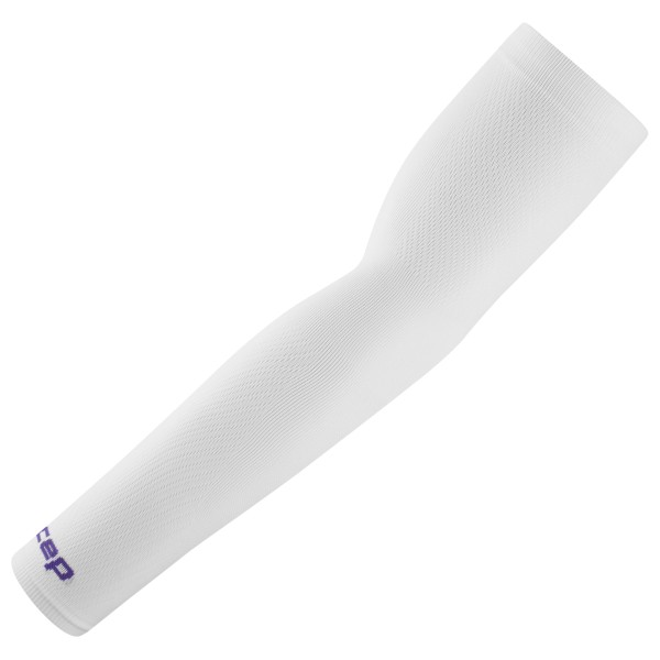 CEP - Run Ultralight Sleeves  Long - Armlinge Gr III grau/weiß von CEP