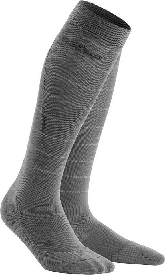 CEP Strümpfe CEP reflective socks, men GREY von CEP