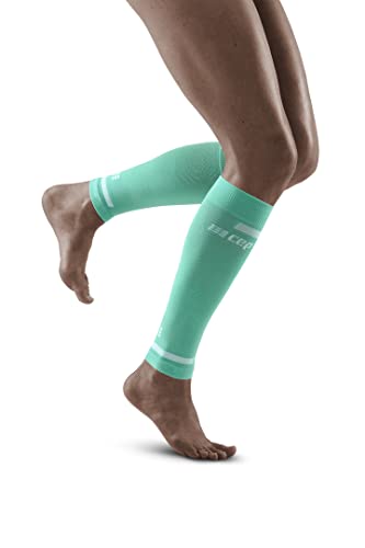 CEP - THE RUN COMPRESSION CALF SLEEVES für Damen | Stulpen für die Beine | Beinlinge in ocean zur effektiven Muskelaktivierung der Wade | Gr. II | S von CEP