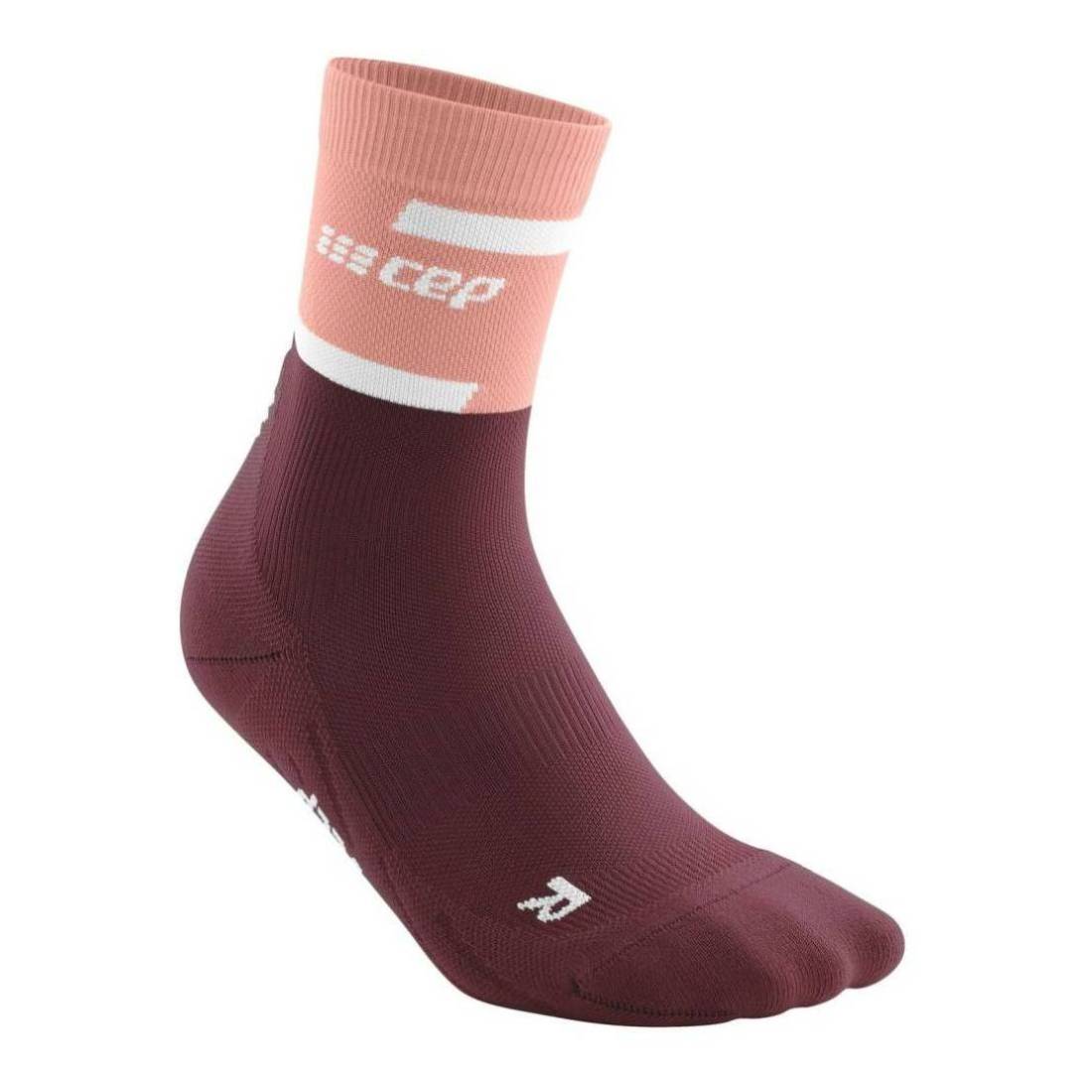 CEP THE RUN Mid Cut V4 Damen Laufsocke rose Gr. 34-37 von CEP