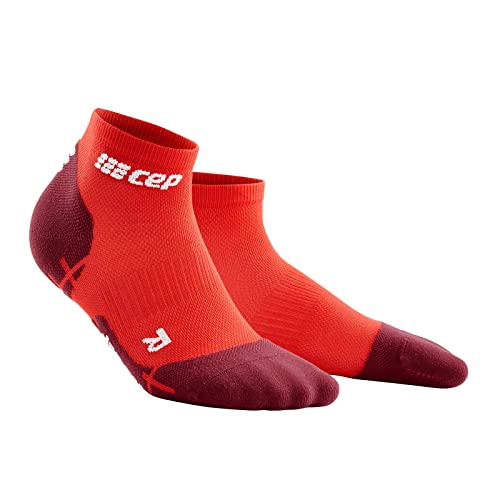 CEP ULTRALIGHT LOW CUT SOCKS Men lava/dark red |WP3APY| dünn für heiße Tage, Größe:Gr.3 Short von CEP