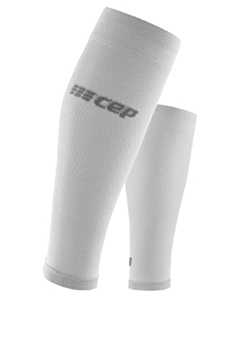 CEP - Ultralight Calf Sleeves für Herren | Dünne Beinstulpen in Carbon White für exakte Wadenkompression | Gr. V | XL, WS50Y von CEP