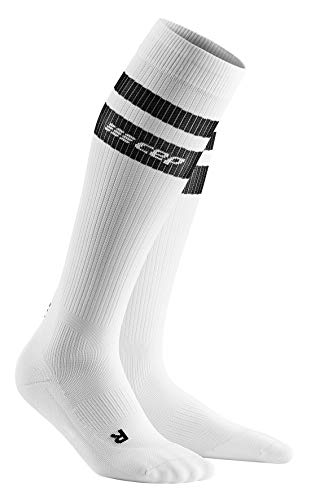 CEP Unisex-Adult Compression Socken, White/Black, 46-48 von CEP