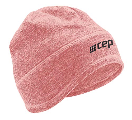 CEP – Winter Run Beanie für Damen und Herren | Dünne Laufmütze für kalte Tage in Rose Melange von CEP