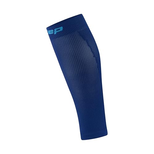 CEP - Wadenbandage mit Kompression für Damen, Core 5.0 Calf Sleeves, Größe IV/L / 39-44cm Wadenumfang, dunkelblau von CEP