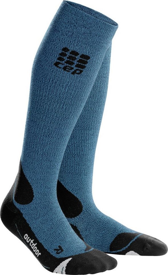 CEP Wandersocken CEP PRO+ OUTDOOR MERINO SOCKS DESERT SKY/BLACK von CEP