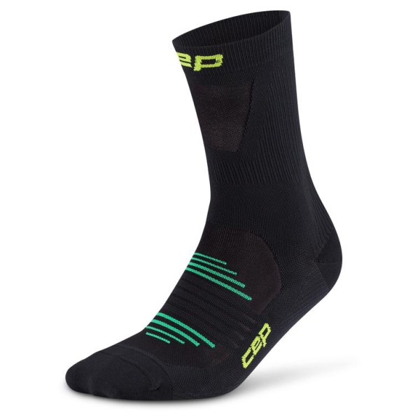 CEP - Women's Pro Run Ultralight Socks Mid Cut - Laufsocken Gr II schwarz von CEP