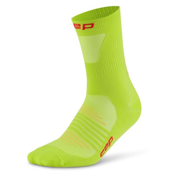 CEP - Women's Pro Run Ultralight Socks Mid Cut - Laufsocken Gr III grün von CEP