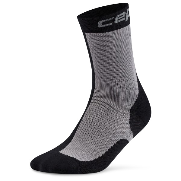 CEP - Women's Run Edition Half&Half Mid Cut 5.0 - Laufsocken Gr III grau von CEP