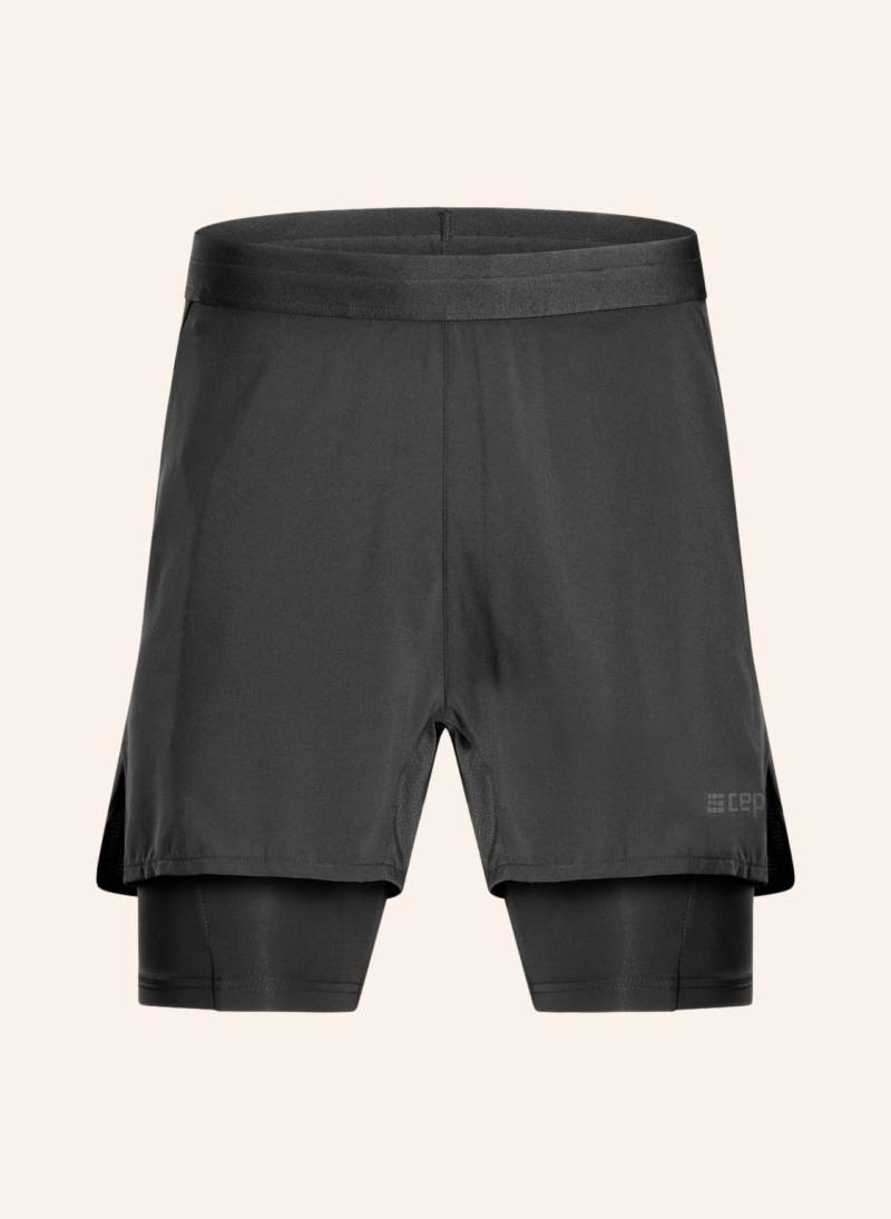Cep 2-In-1 Laufshorts The Run Mit Kompression schwarz von CEP