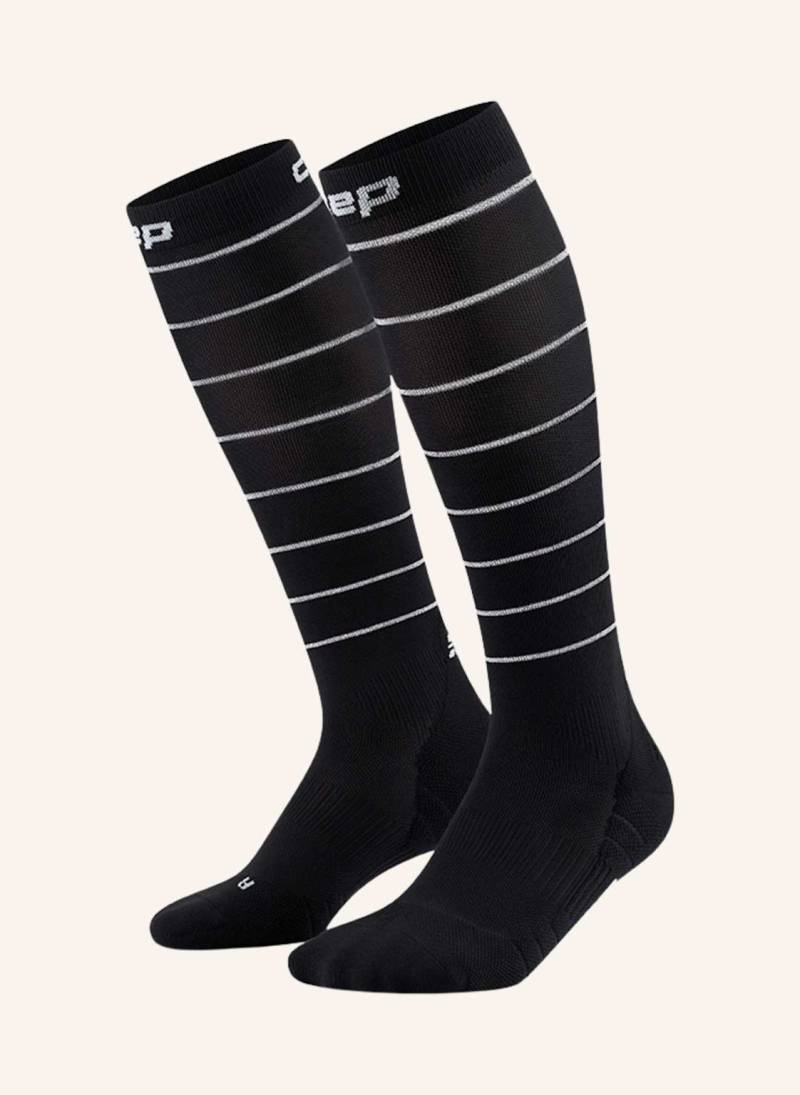 Cep Cep Cep Pro Run Reflective Socks, Tall, 2.0,  Women schwarz von CEP