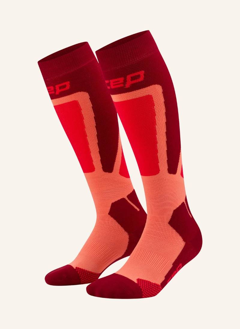 Cep Skisocken Ski Thermo rot von CEP