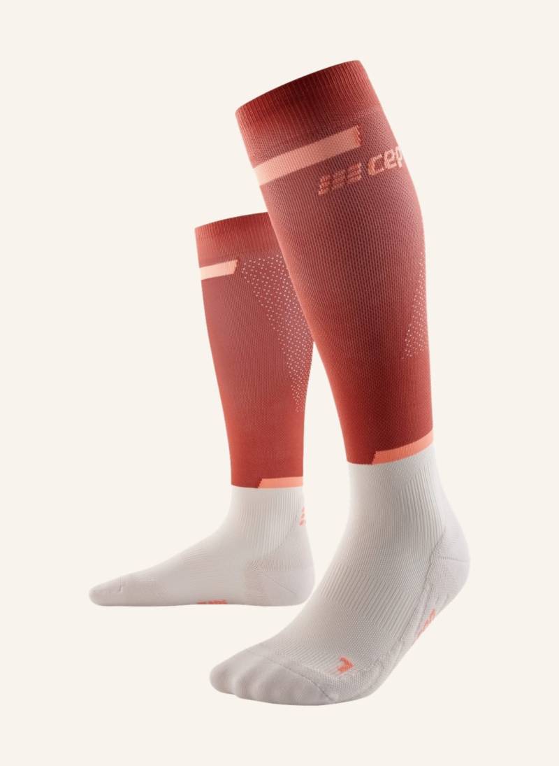 Cep Laufsocken The Run Compression 4.0 - Tall rot von CEP