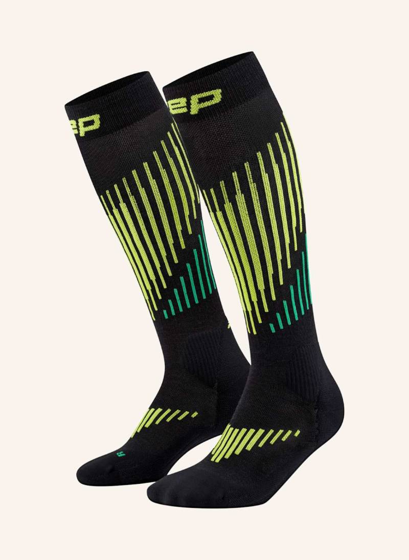 Cep Skisocken High Touring Mit Kompression schwarz von CEP