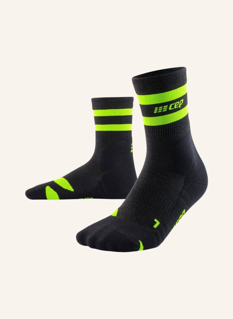 Cep Trekking-Socken Compression Merino Mid Cut grau von CEP